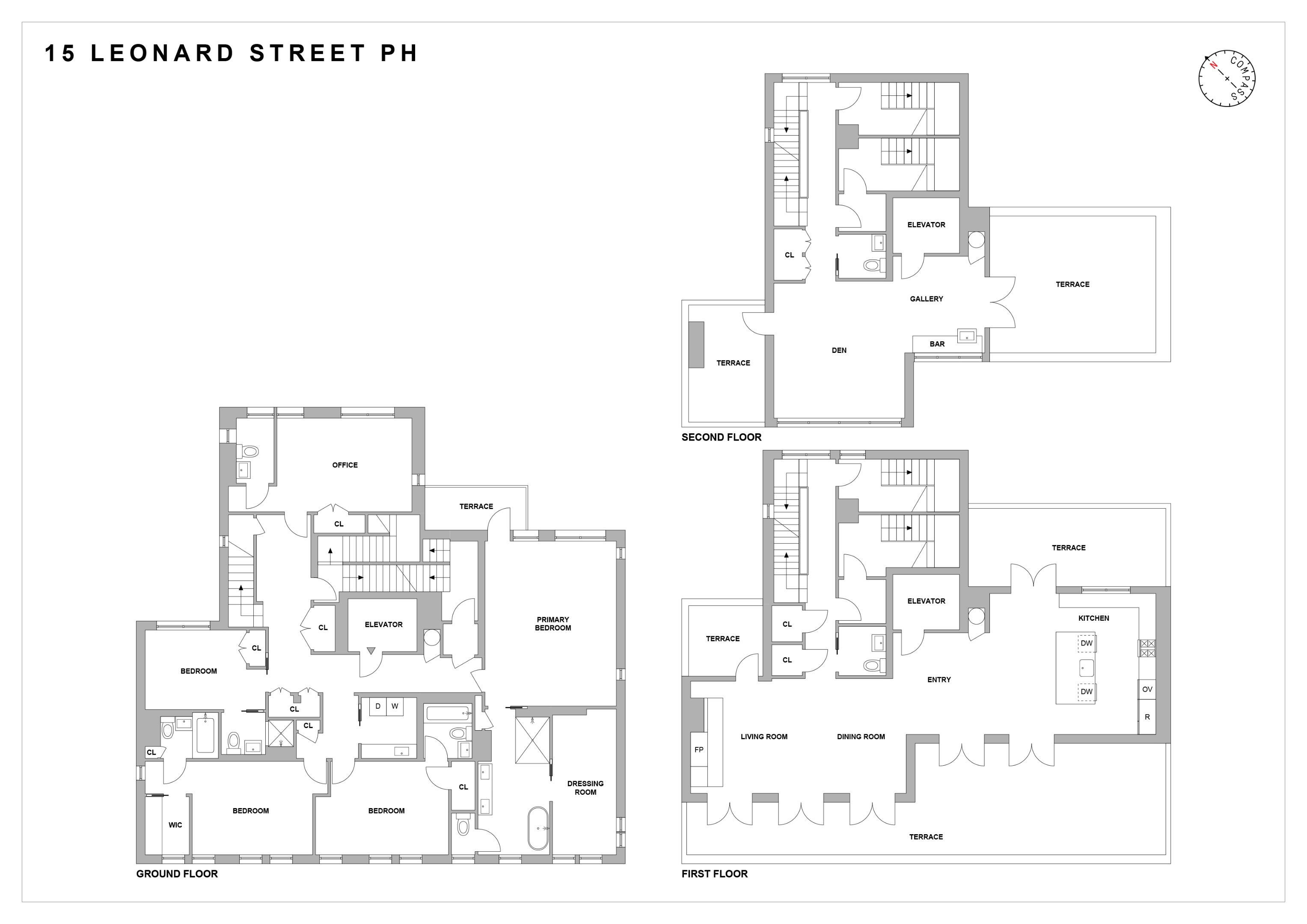 15 Leonard #PH Manhattan, NY 10013