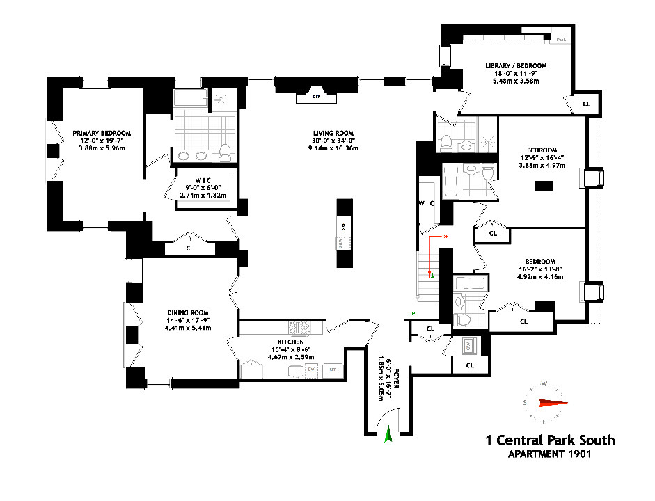 1 Central #1801/1901 Manhattan, NY 10019