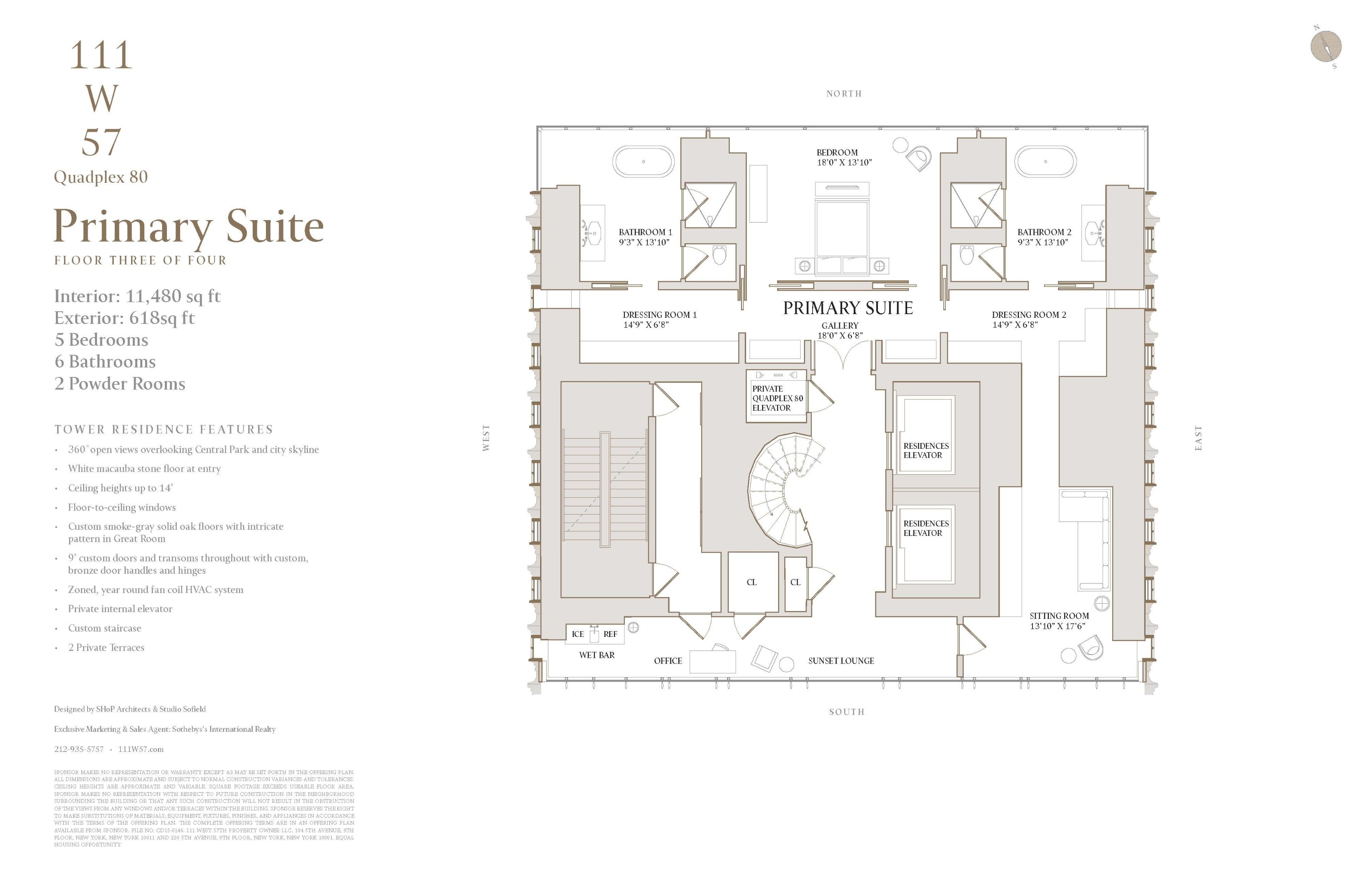 111 W 57th #QUADPLEX 80 Manhattan, NY 10019