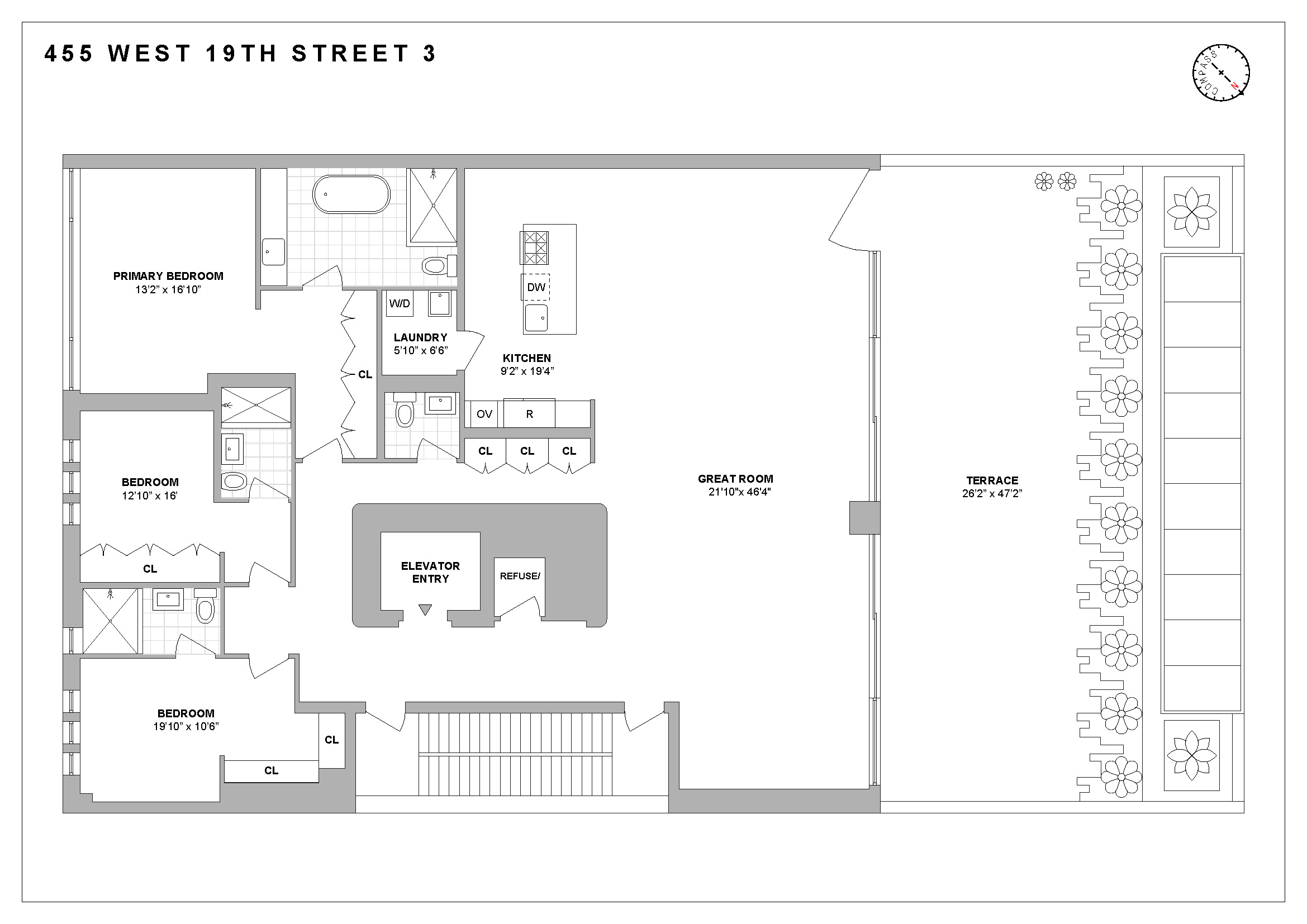 455 W 19th #3 Manhattan, NY 10011