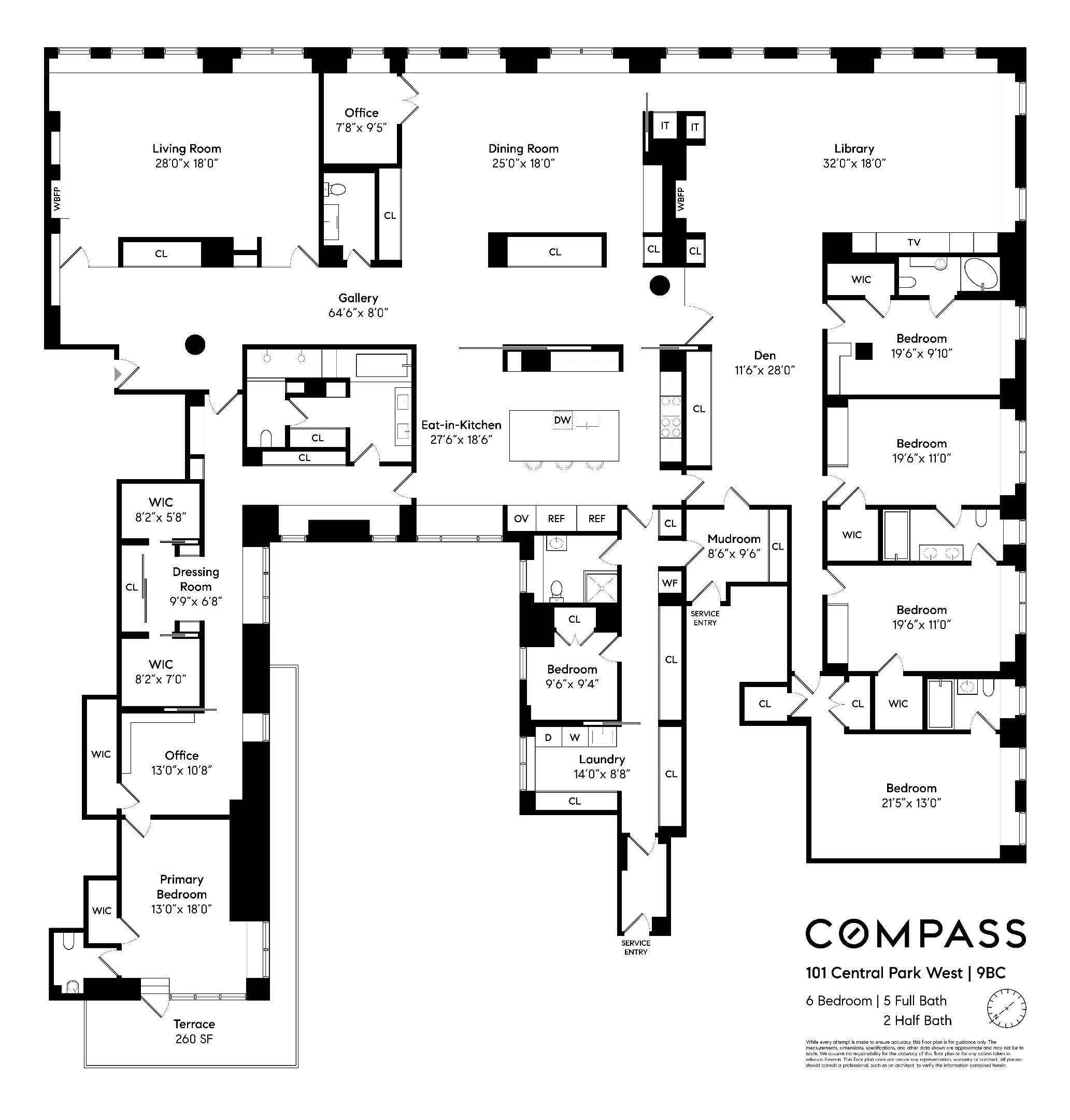 101 Central #9BC Manhattan, NY 10023