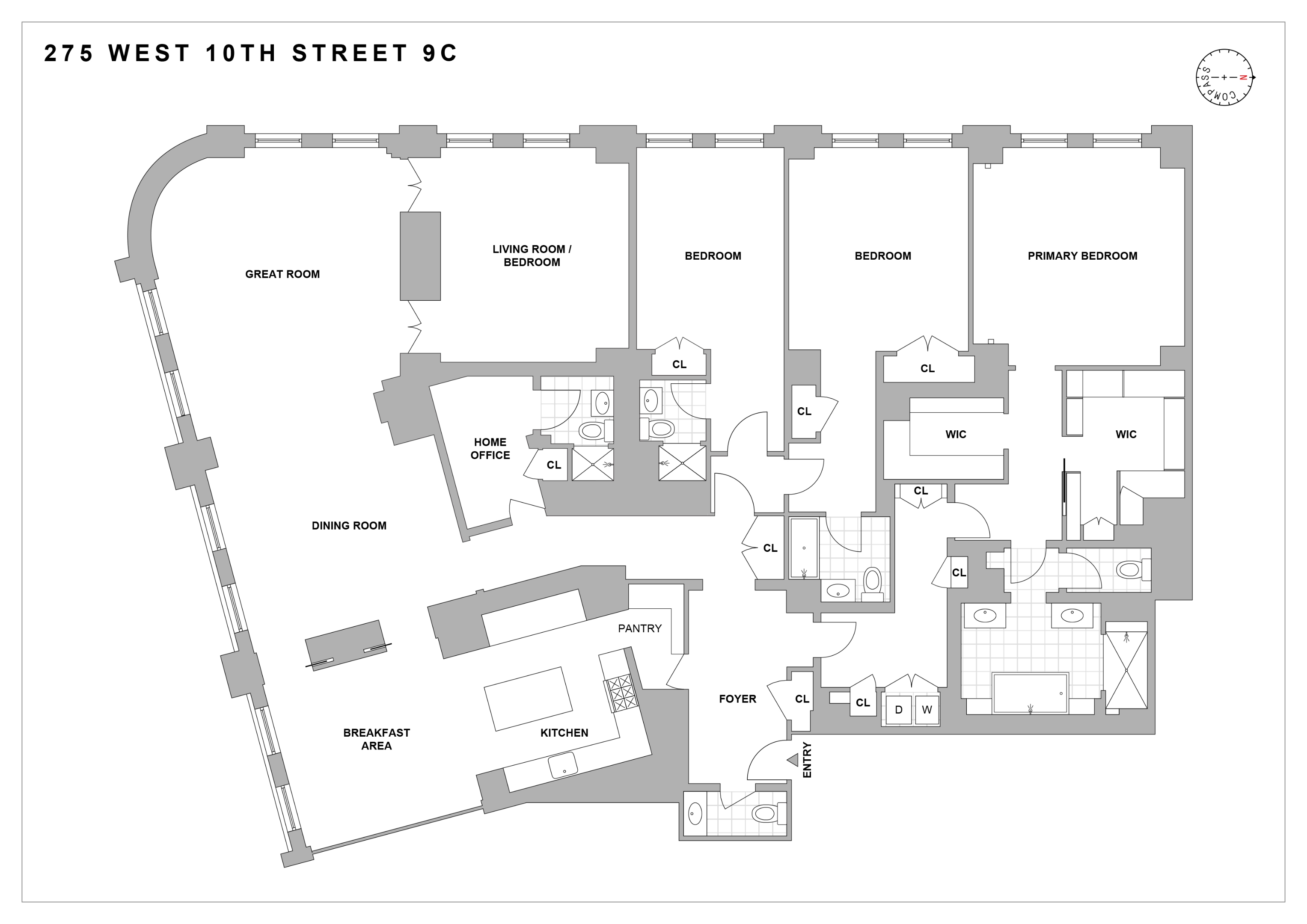 275 W 10th #9C Manhattan, NY 10014