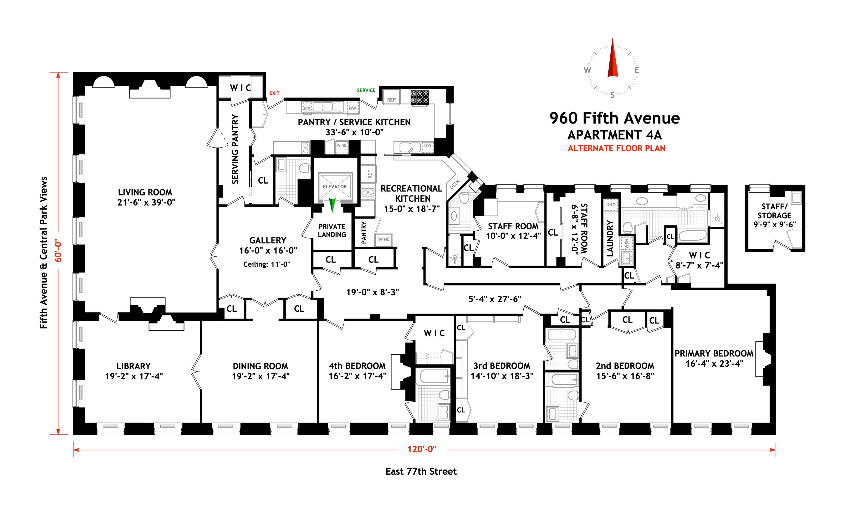 960 5th #4A Manhattan, NY 10075