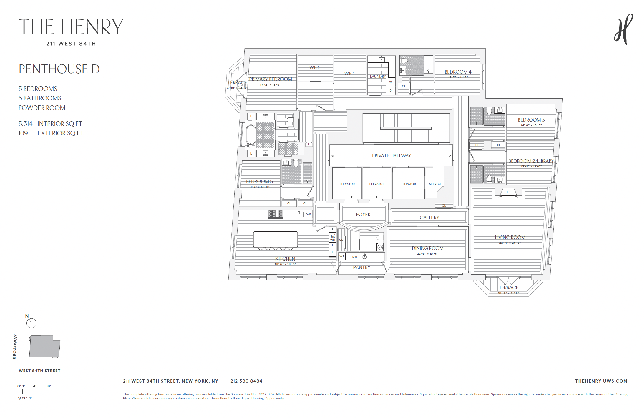 211 W 84th #PHD Manhattan, NY 10024