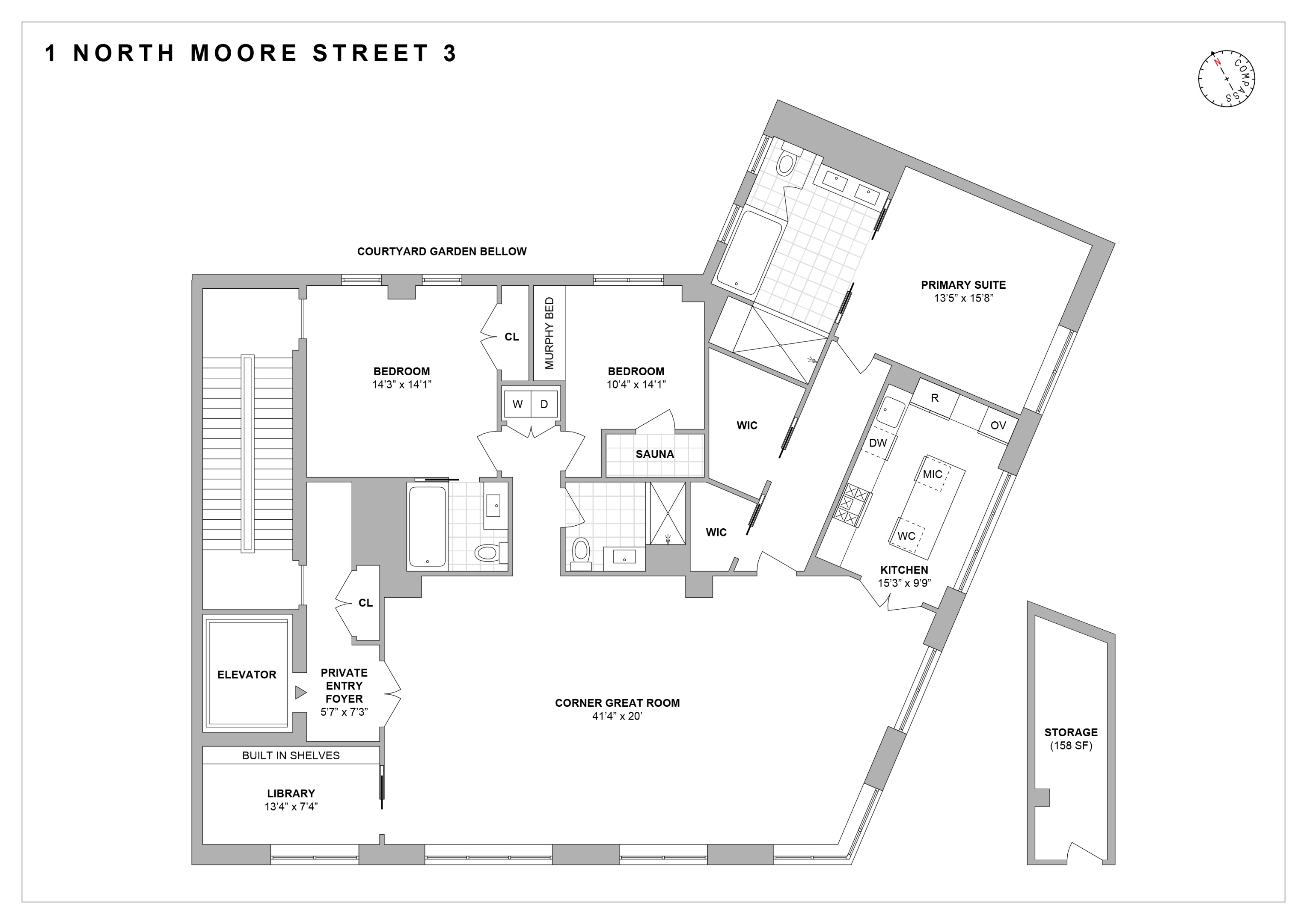 1 N Moore #3 Manhattan, NY 10013