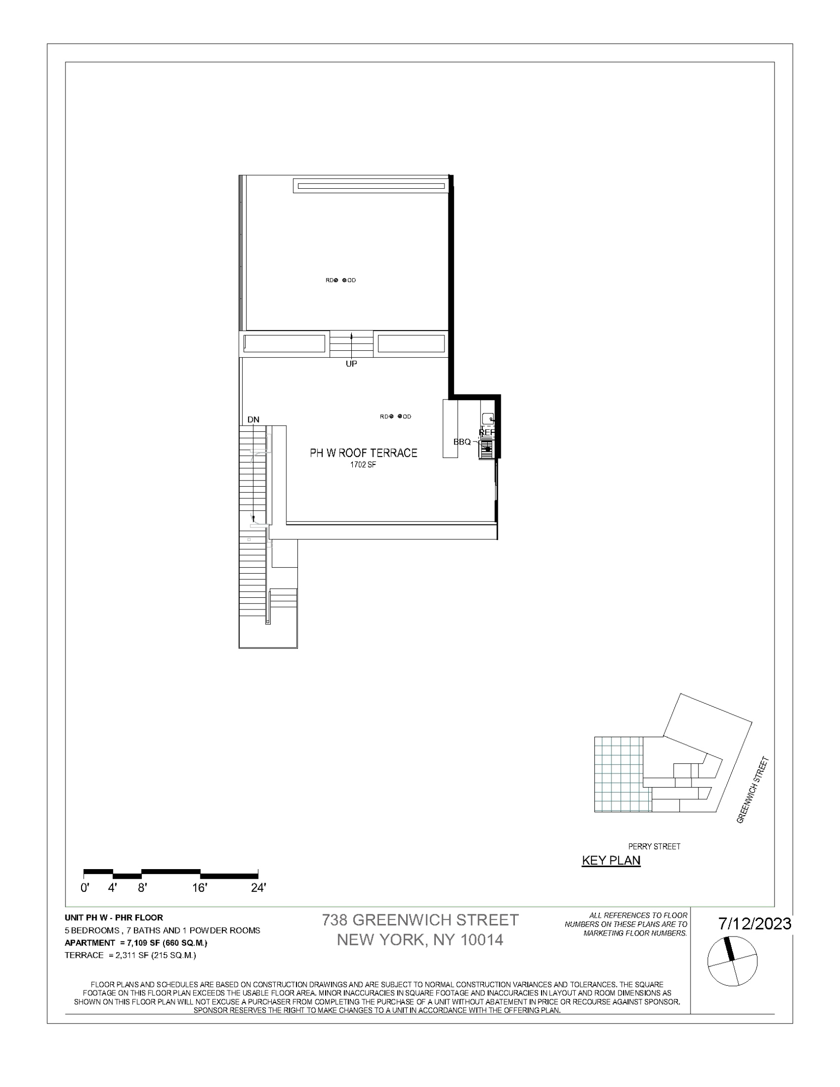 125 Perry #PHW Manhattan, NY 10014