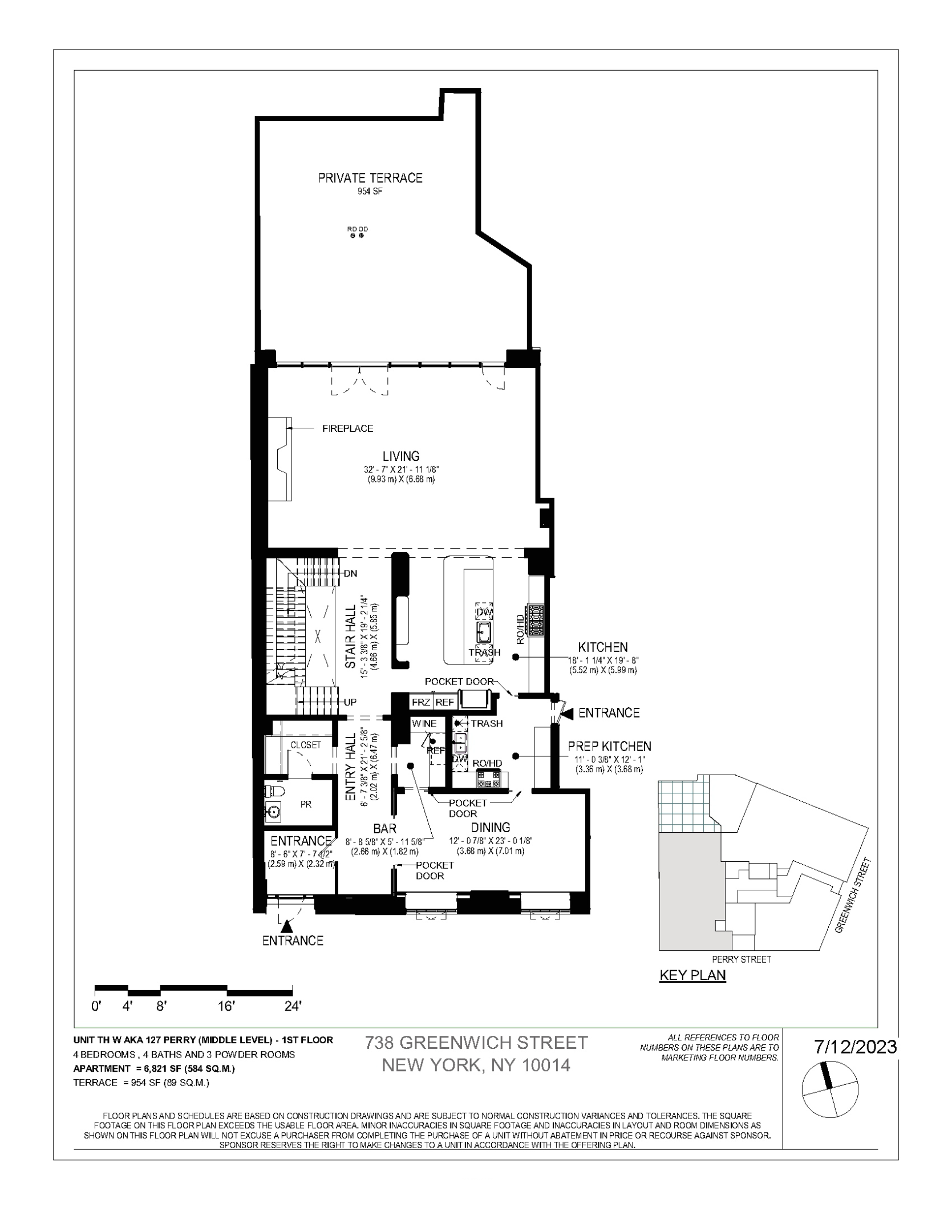 125 Perry #THW Manhattan, NY 10014